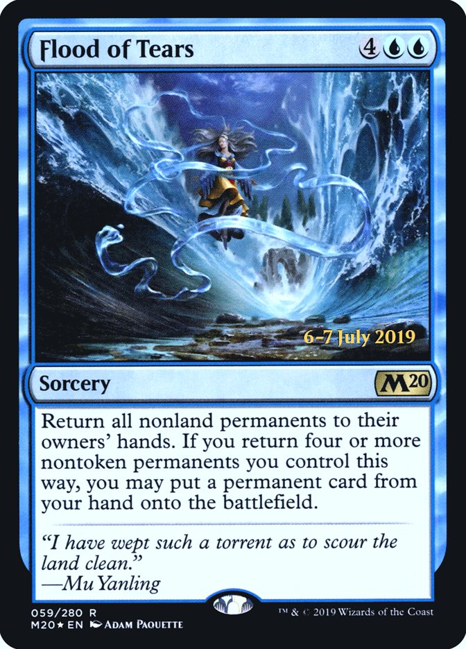 Flood of Tears [Core Set 2020 Prerelease Promos] | Boutique FDB TCG