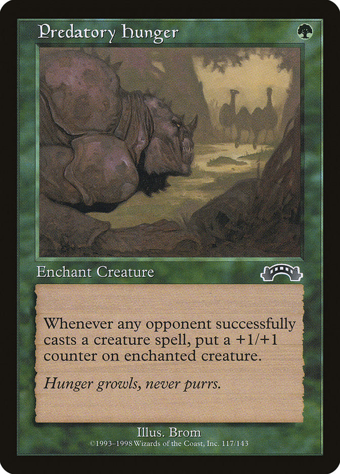 Predatory Hunger [Exodus] | Boutique FDB TCG