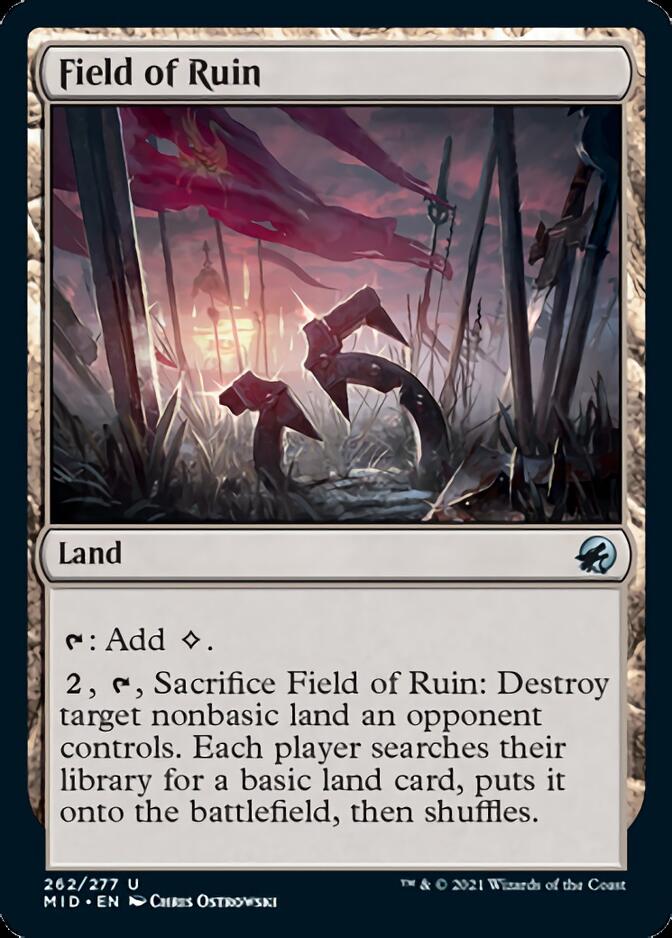 Field of Ruin [Innistrad: Midnight Hunt] | Boutique FDB TCG