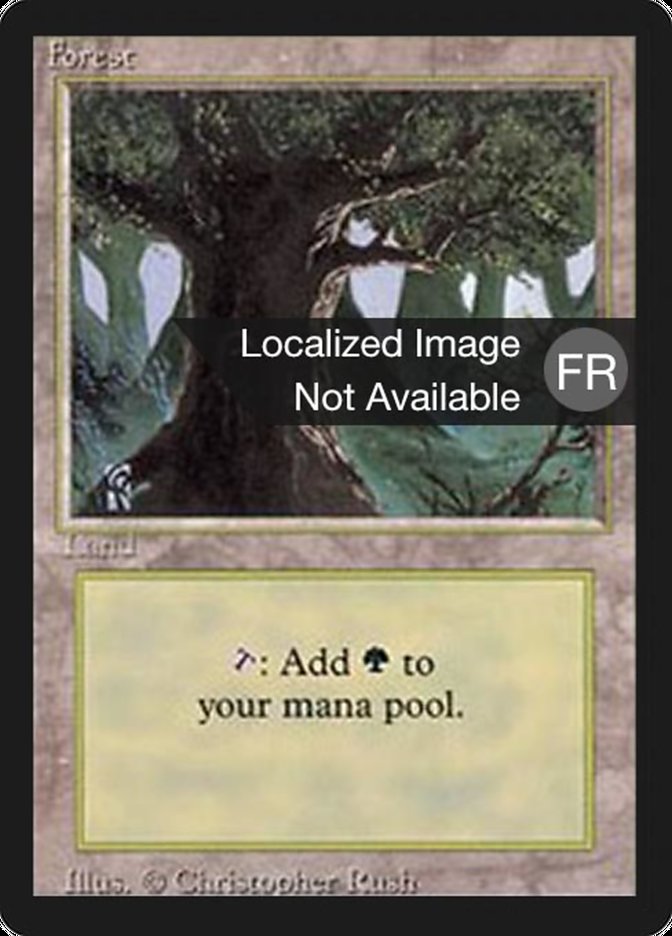 Forest (A) [Foreign Black Border] | Boutique FDB TCG