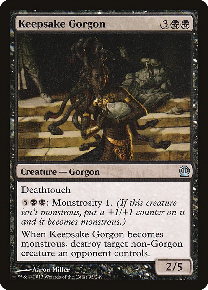 Keepsake Gorgon [Theros] | Boutique FDB TCG