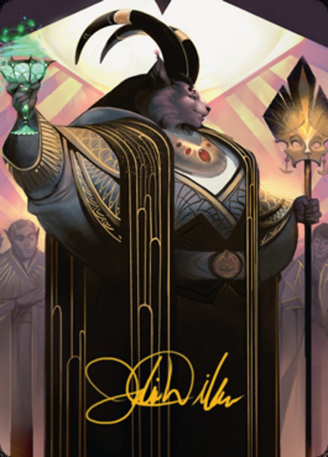 Jetmir, Nexus of Revels 2 Art Card (Gold-Stamped Signature) [Streets of New Capenna Art Series] | Boutique FDB TCG