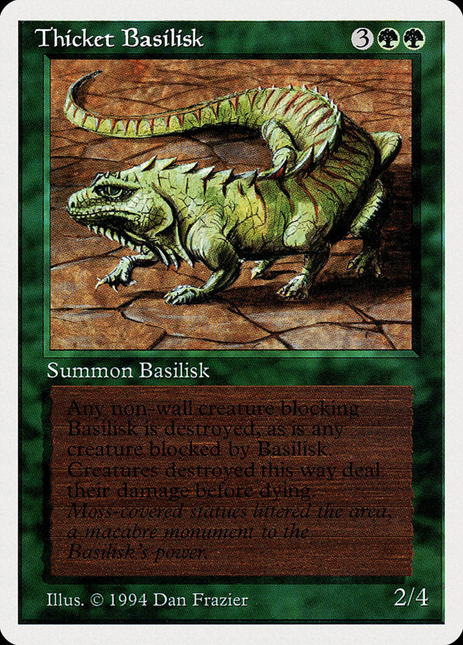 Thicket Basilisk [Summer Magic / Edgar] | Boutique FDB TCG