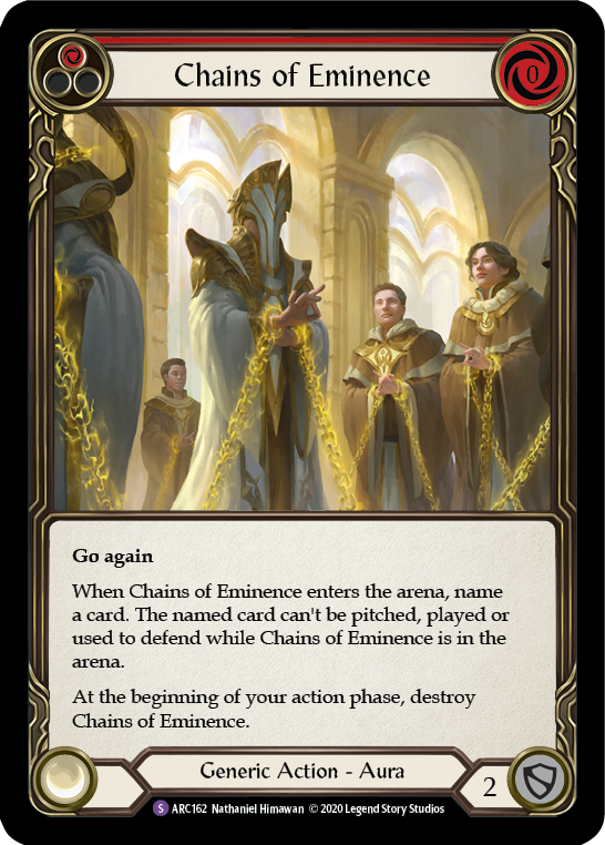 Chains of Eminence [U-ARC162] (Arcane Rising Unlimited)  Unlimited Normal | Boutique FDB TCG