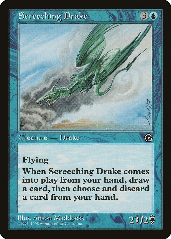 Screeching Drake [Portal Second Age] | Boutique FDB TCG