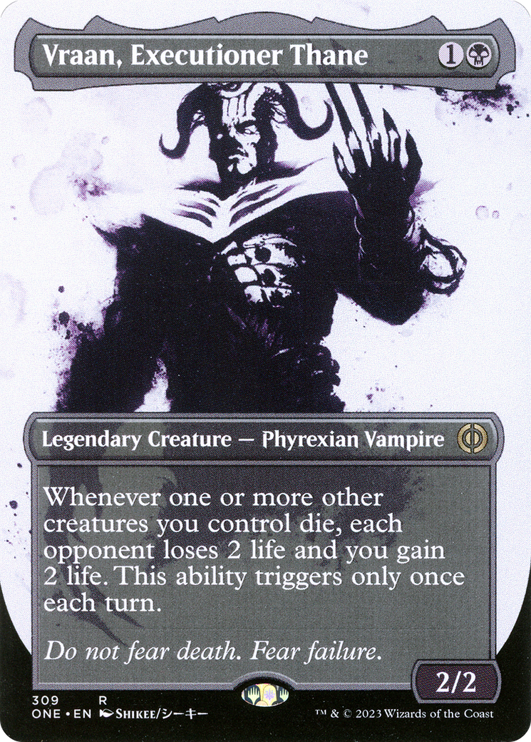 Vraan, Executioner Thane (Borderless Ichor) [Phyrexia: All Will Be One] | Boutique FDB TCG