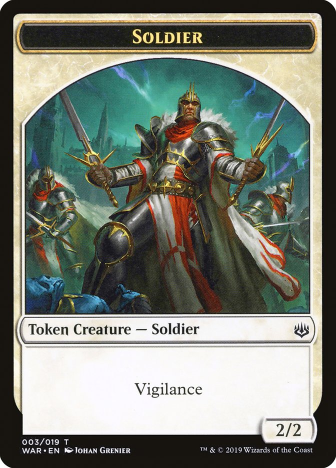Soldier Token [War of the Spark Tokens] | Boutique FDB TCG