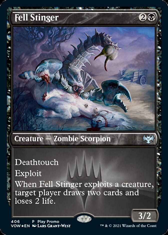 Fell Stinger (Play Promo) [Innistrad: Crimson Vow] | Boutique FDB TCG