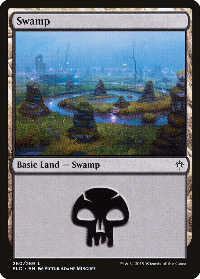 Swamp (260) [Throne of Eldraine] | Boutique FDB TCG