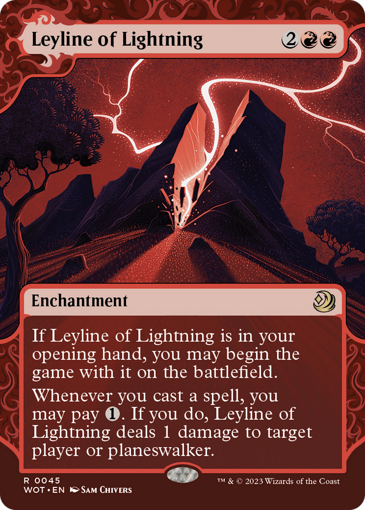 Leyline of Lightning [Wilds of Eldraine: Enchanting Tales] | Boutique FDB TCG