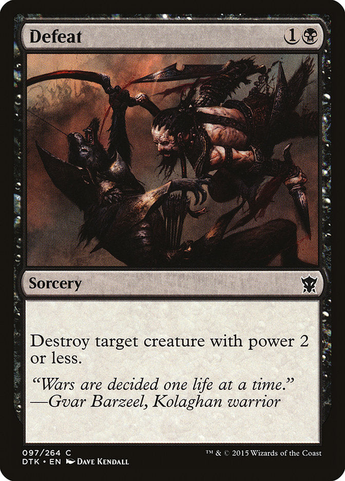 Defeat [Dragons of Tarkir] | Boutique FDB TCG