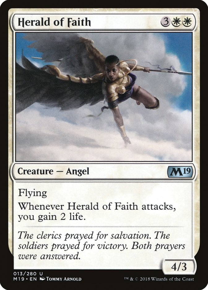 Herald of Faith [Core Set 2019] | Boutique FDB TCG