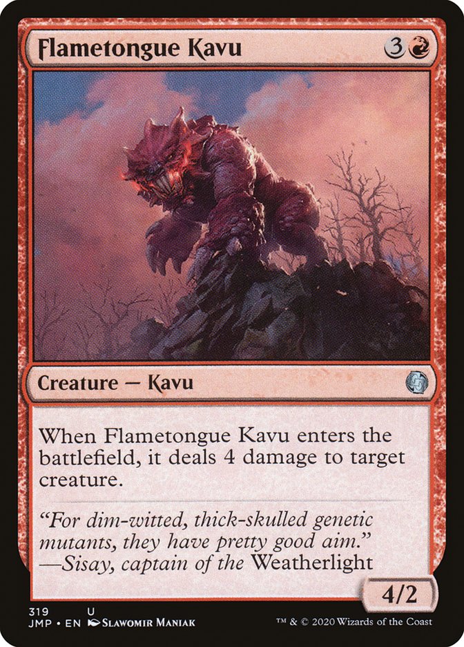 Flametongue Kavu [Jumpstart] | Boutique FDB TCG