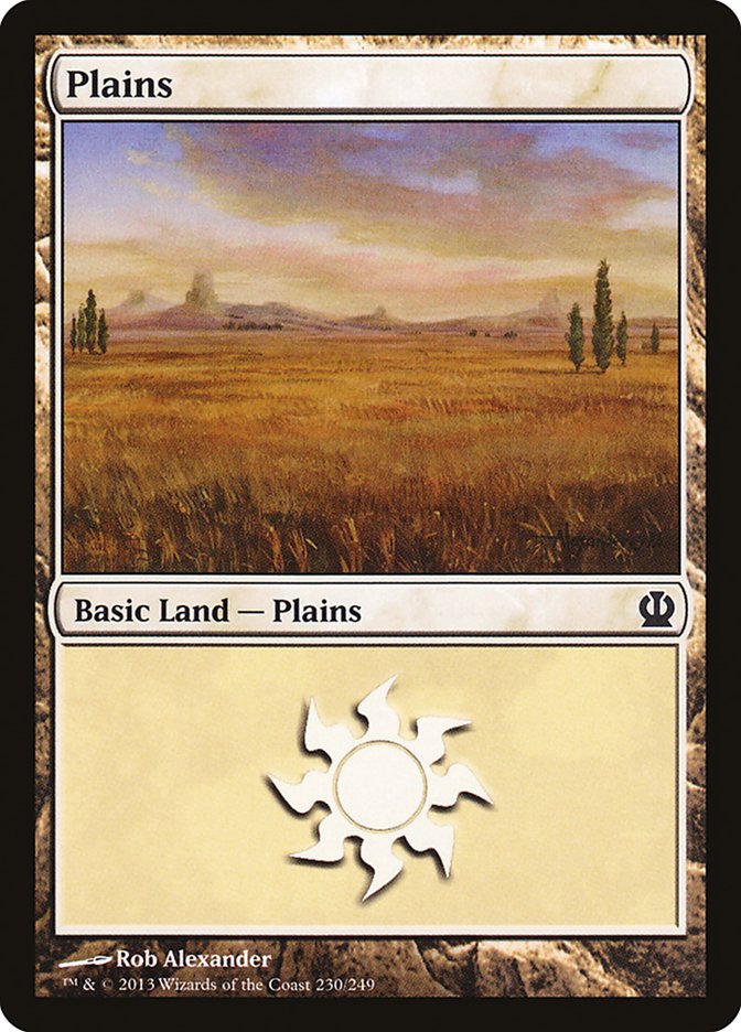 Plains (230) [Theros] | Boutique FDB TCG