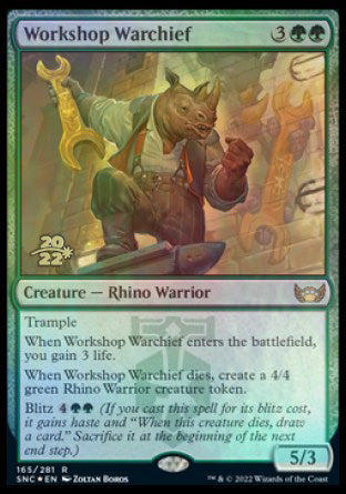 Workshop Warchief [Streets of New Capenna Prerelease Promos] | Boutique FDB TCG