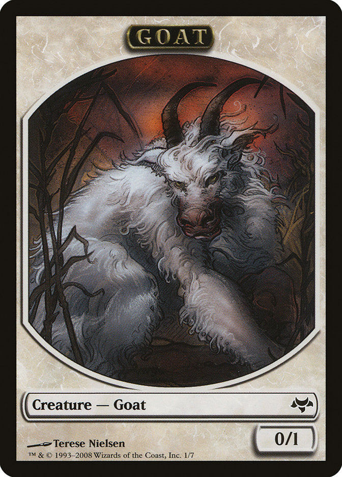 Goat Token [Eventide Tokens] | Boutique FDB TCG