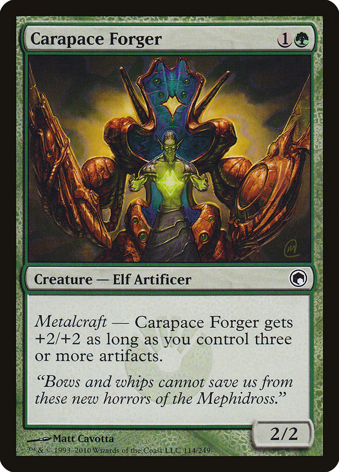 Carapace Forger [Scars of Mirrodin] | Boutique FDB TCG