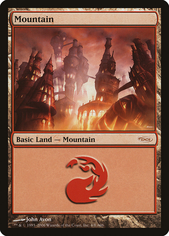 Mountain (4) [Arena League 2006] | Boutique FDB TCG