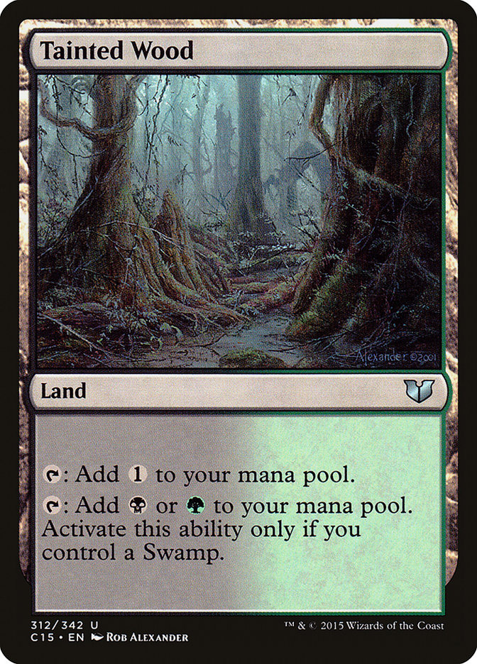 Tainted Wood [Commander 2015] | Boutique FDB TCG