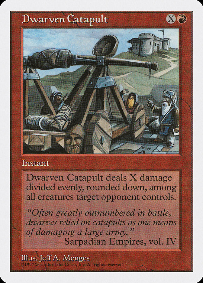 Dwarven Catapult [Fifth Edition] | Boutique FDB TCG