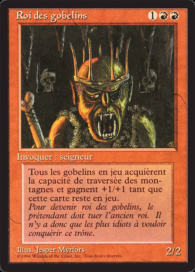 Goblin King [Foreign Black Border] | Boutique FDB TCG