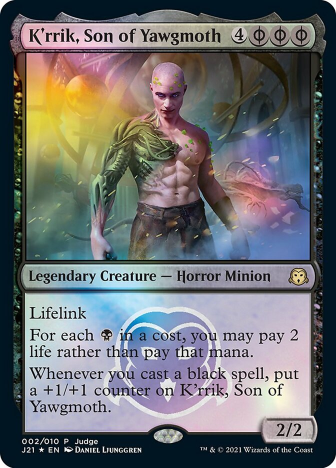 K'rrik, Son of Yawgmoth [Judge Gift Cards 2021] | Boutique FDB TCG