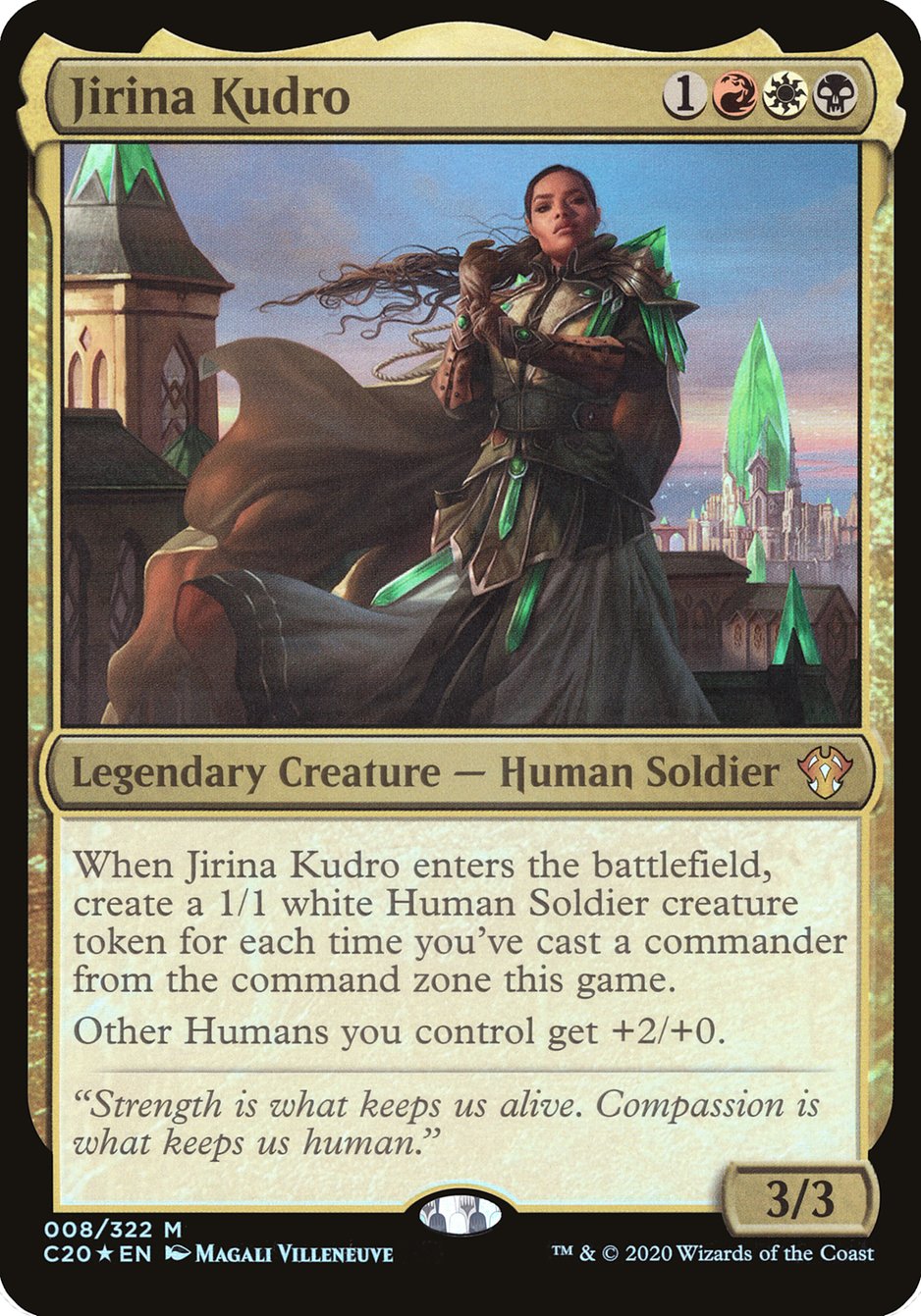 Jirina Kudro (Oversized) [Commander 2020 Oversized] | Boutique FDB TCG