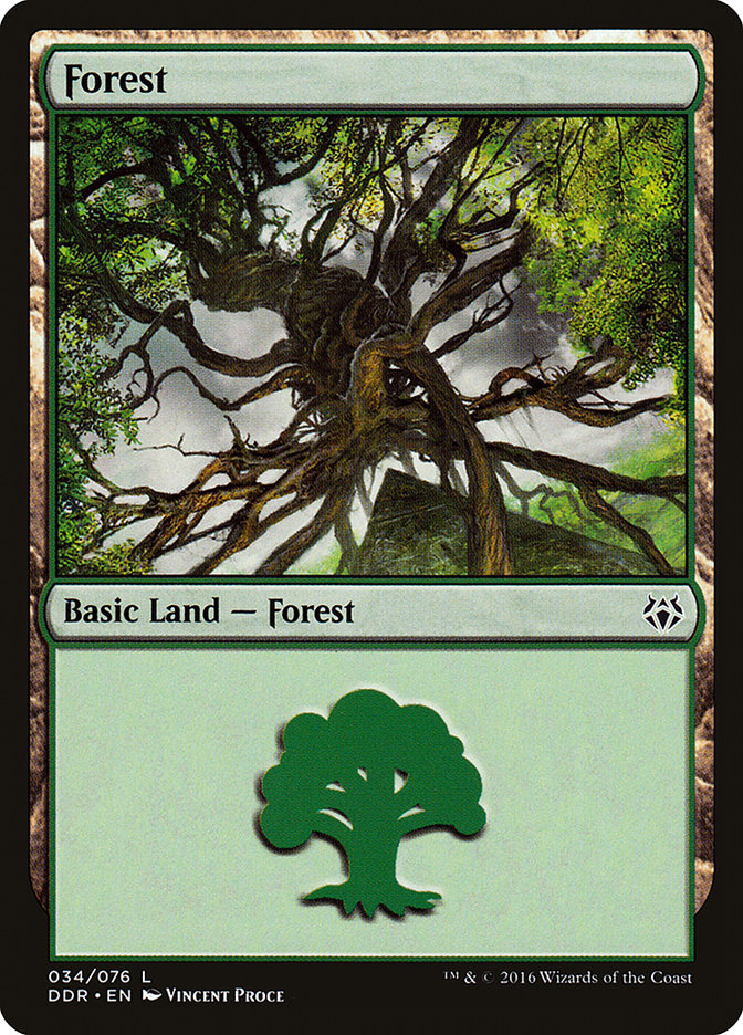 Forest (34) [Duel Decks: Nissa vs. Ob Nixilis] | Boutique FDB TCG