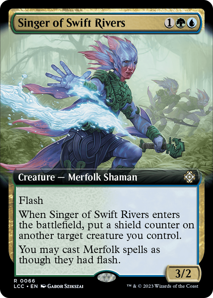 Singer of Swift Rivers (Extended Art) [The Lost Caverns of Ixalan Commander] | Boutique FDB TCG