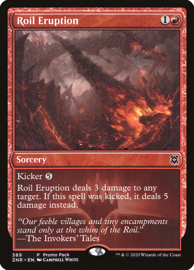 Roil Eruption (Promo Pack) [Zendikar Rising Promos] | Boutique FDB TCG