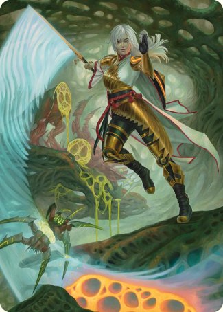 The Eternal Wanderer Art Card [Phyrexia: All Will Be One Art Series] | Boutique FDB TCG