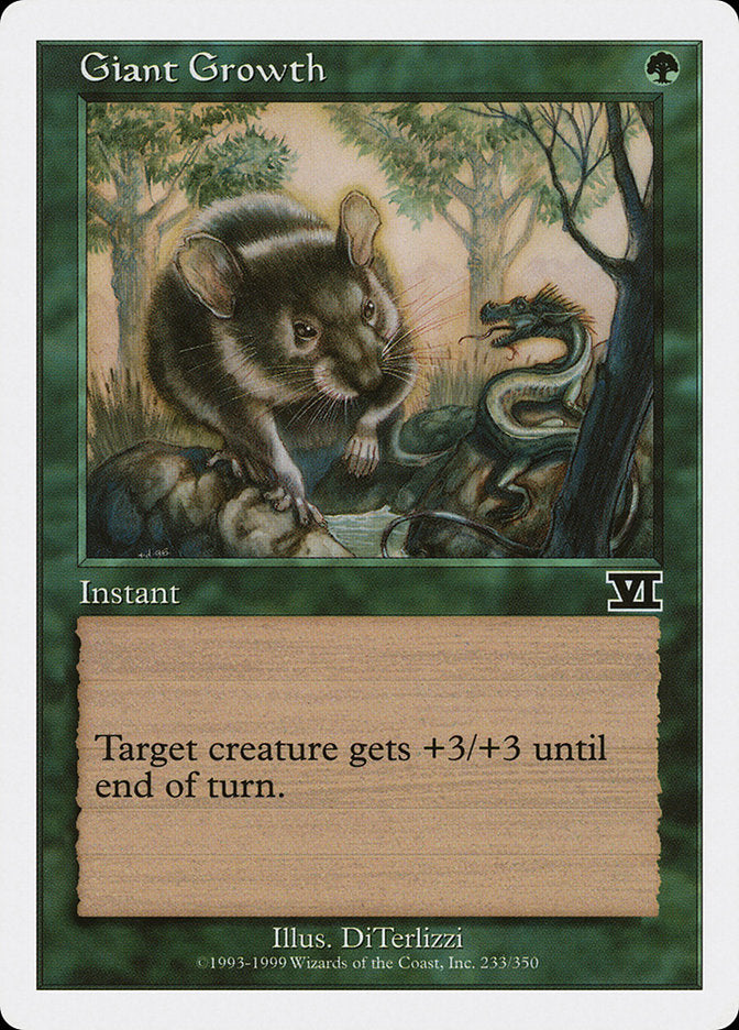 Giant Growth [Classic Sixth Edition] | Boutique FDB TCG