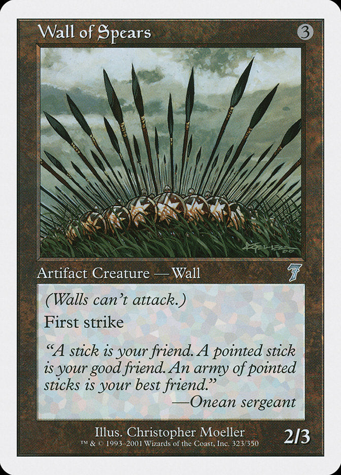 Wall of Spears [Seventh Edition] | Boutique FDB TCG