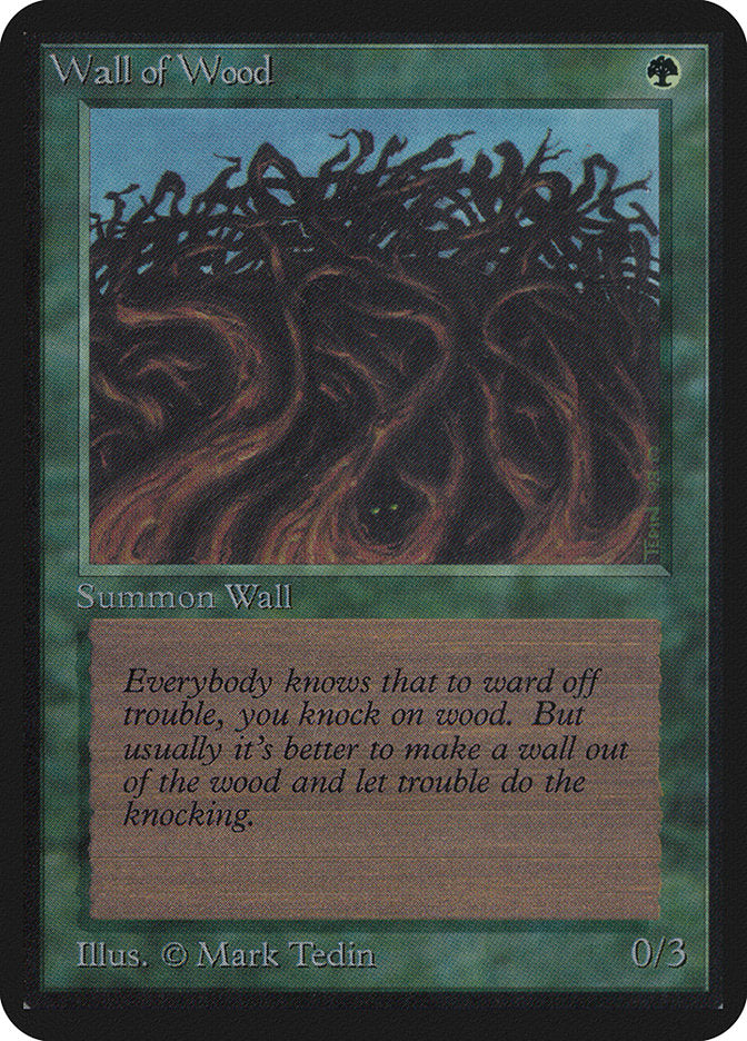 Wall of Wood [Alpha Edition] | Boutique FDB TCG