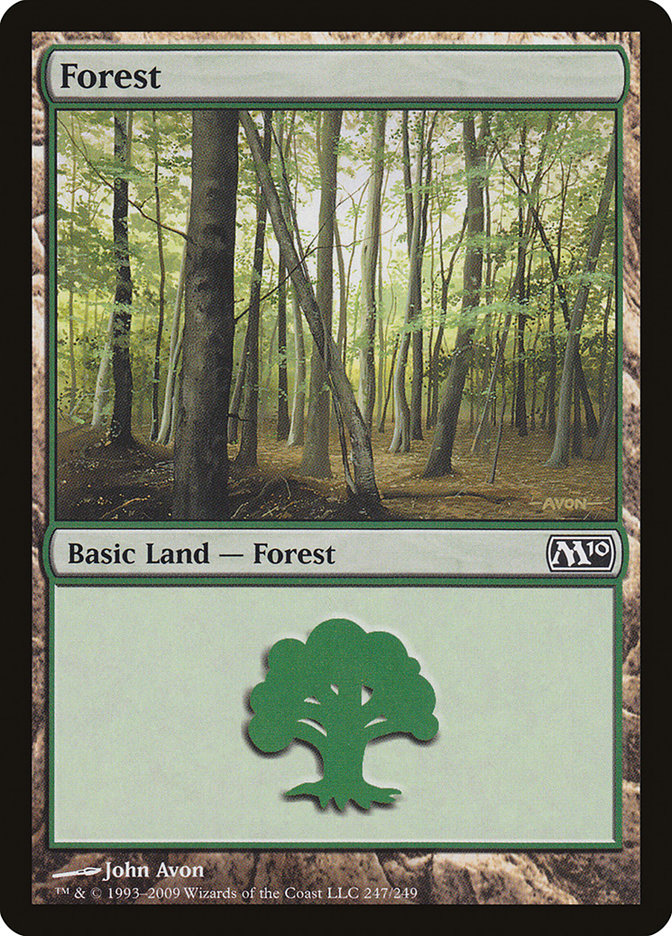 Forest (247) [Magic 2010] | Boutique FDB TCG