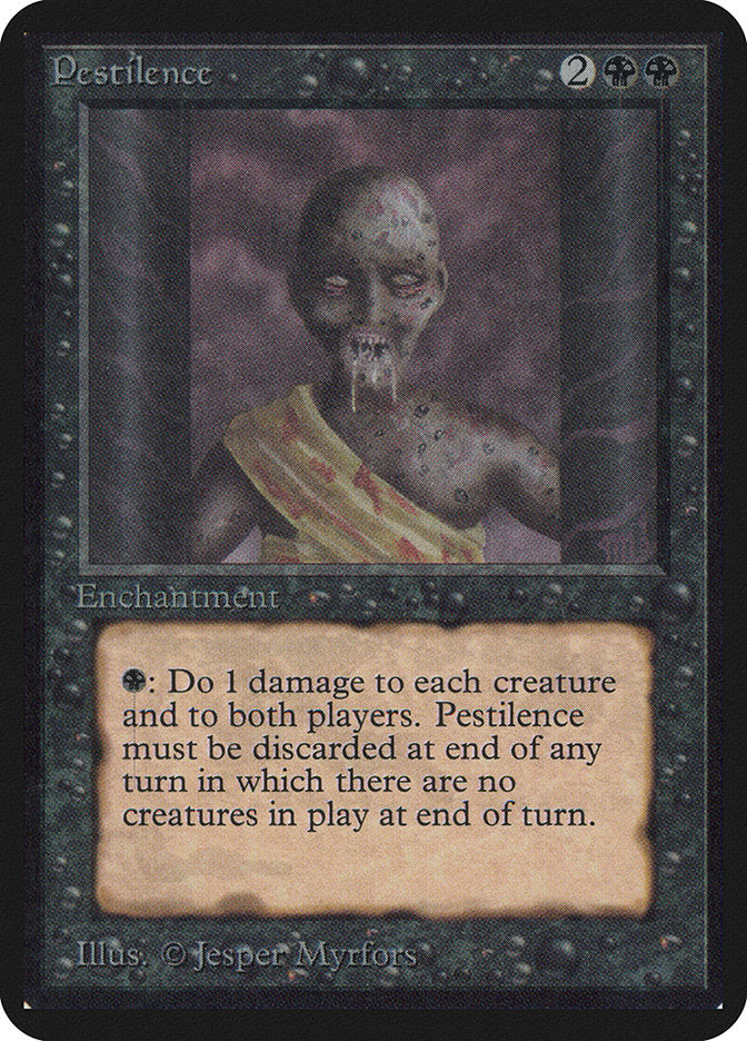 Pestilence [Alpha Edition] | Boutique FDB TCG