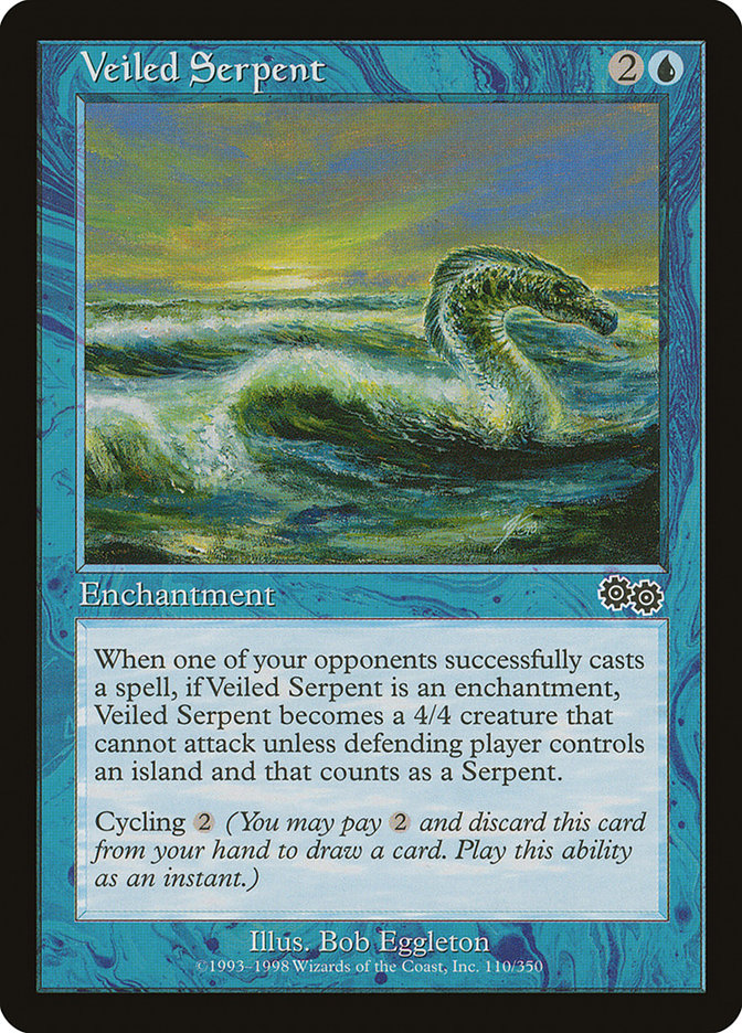 Veiled Serpent [Urza's Saga] | Boutique FDB TCG