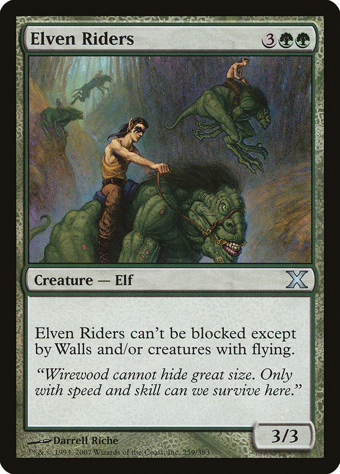 Elven Riders [Tenth Edition] | Boutique FDB TCG