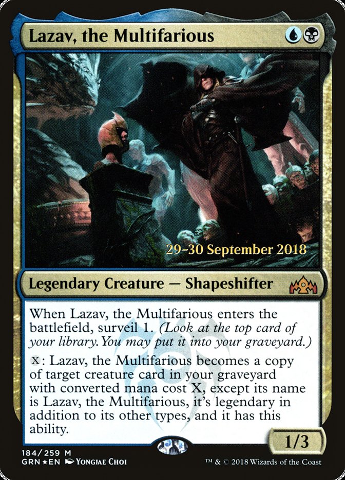 Lazav, the Multifarious [Guilds of Ravnica Prerelease Promos] | Boutique FDB TCG