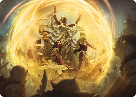 Heroic Intervention Art Card [The Lord of the Rings: Tales of Middle-earth Art Series] | Boutique FDB TCG