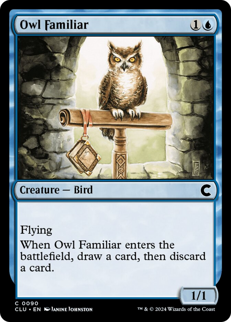 Owl Familiar [Ravnica: Clue Edition] | Boutique FDB TCG