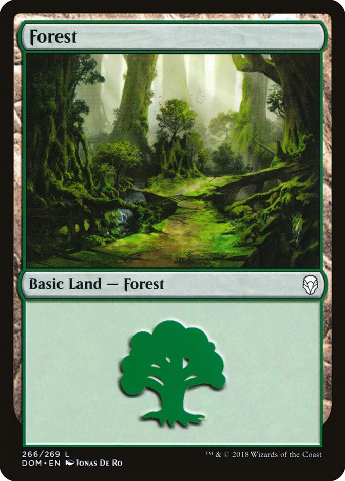 Forest (266) [Dominaria] | Boutique FDB TCG