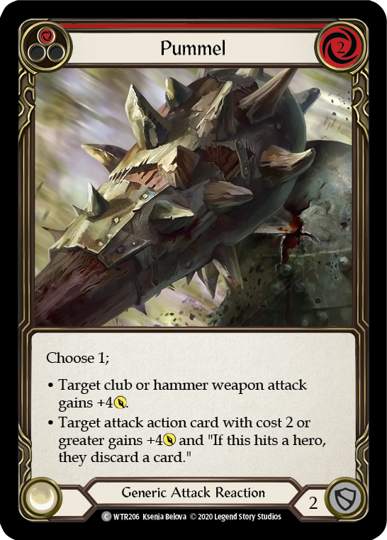 Pummel (Red) [U-WTR206] (Welcome to Rathe Unlimited)  Unlimited Normal | Boutique FDB TCG