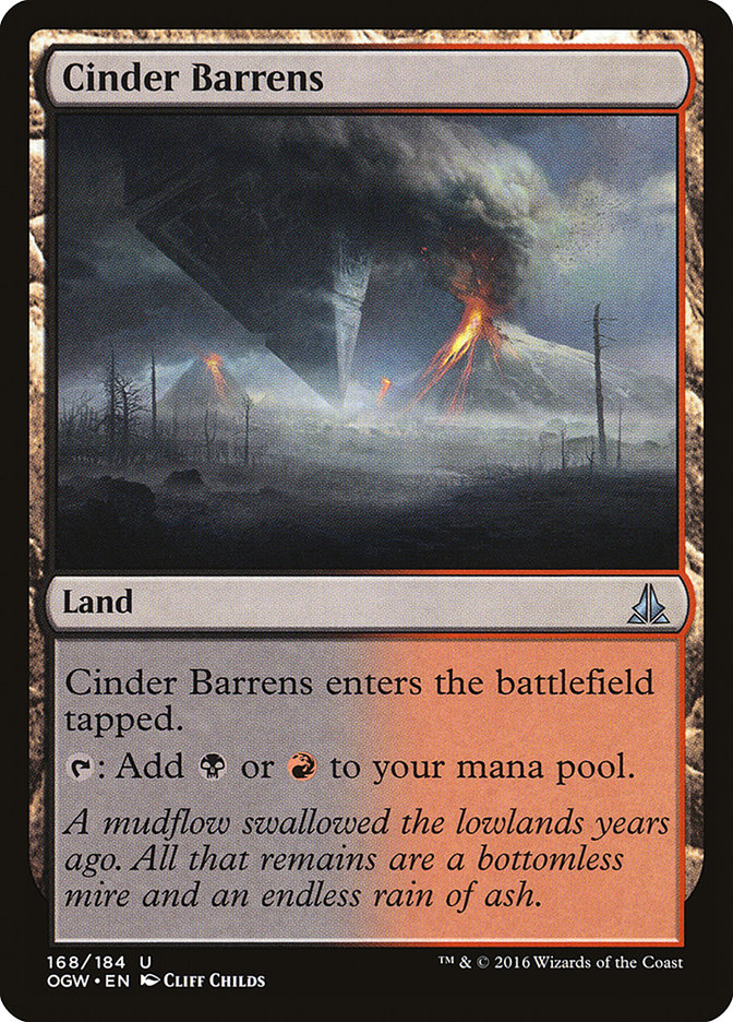 Cinder Barrens [Oath of the Gatewatch] | Boutique FDB TCG