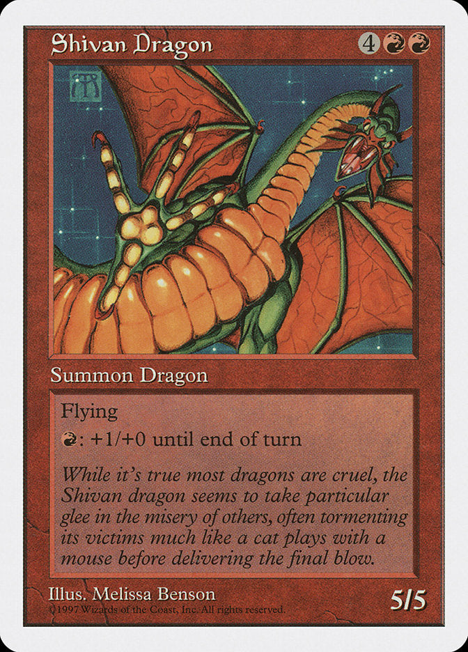 Shivan Dragon [Fifth Edition] | Boutique FDB TCG