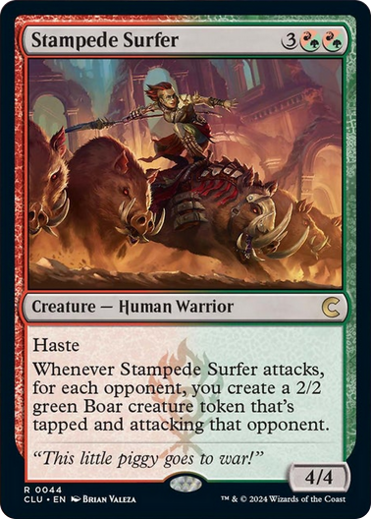 Stampede Surfer [Ravnica: Clue Edition] | Boutique FDB TCG