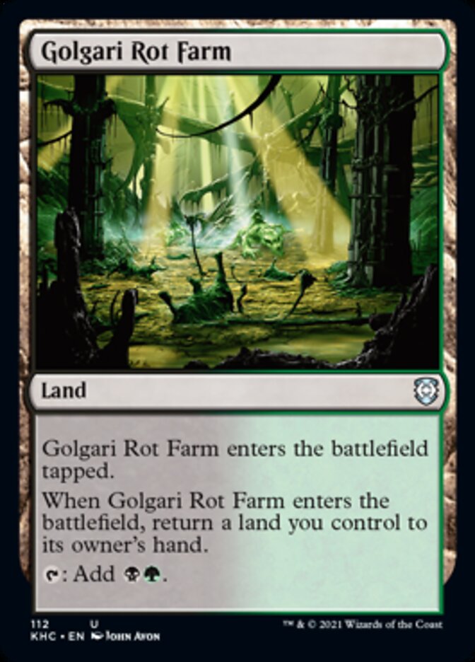 Golgari Rot Farm [Kaldheim Commander] | Boutique FDB TCG