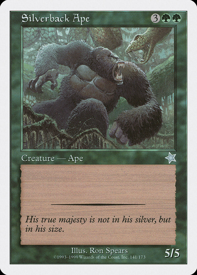 Silverback Ape [Starter 1999] | Boutique FDB TCG