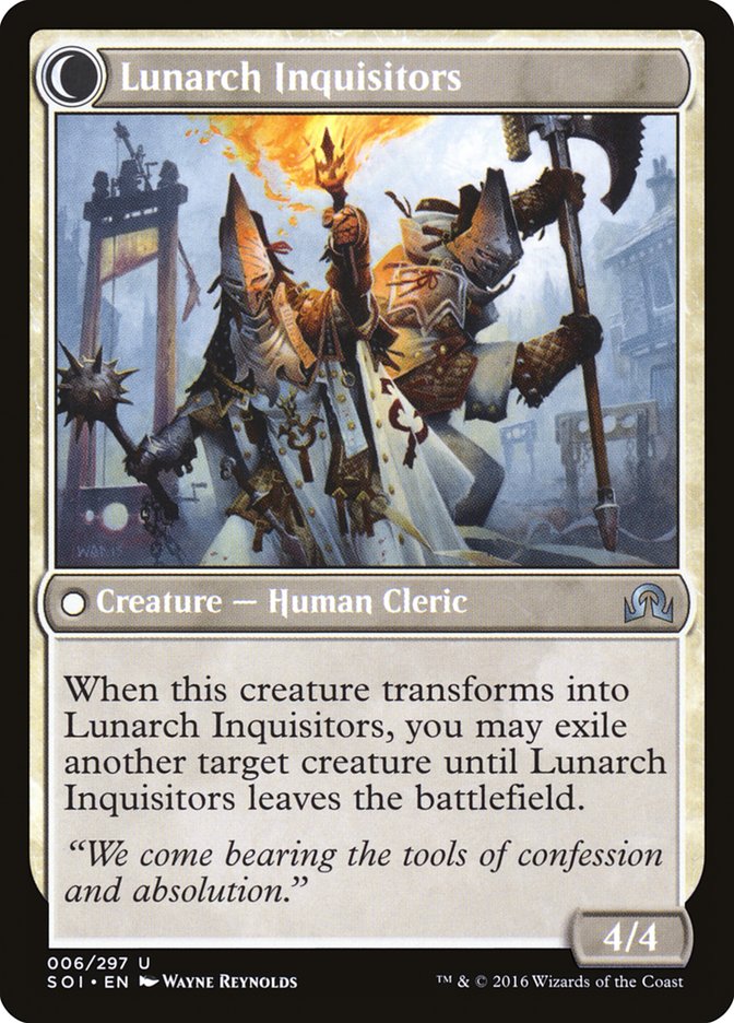 Avacynian Missionaries // Lunarch Inquisitors [Shadows over Innistrad] | Boutique FDB TCG