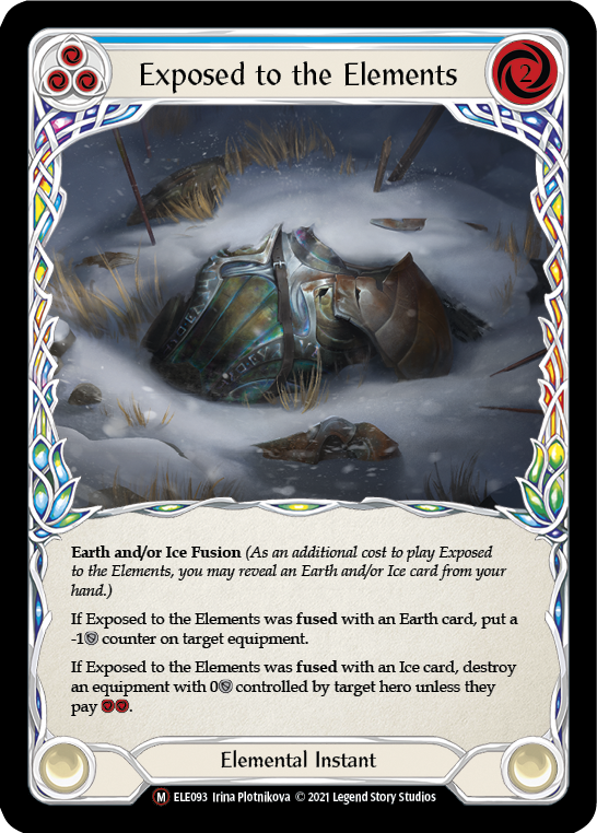 Exposed to the Elements [U-ELE093] (Tales of Aria Unlimited)  Unlimited Rainbow Foil | Boutique FDB TCG